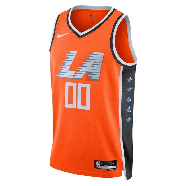 Camiseta LA Clippers Personalizada City Edition 2025-26 Naranja Swingman para Hombre
