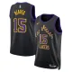Camiseta Los Angeles Lakers Austin Reaves City Edition 2025-26 Negro Swingman para Hombre
