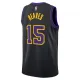 Camiseta Los Angeles Lakers Austin Reaves City Edition 2025-26 Negro Swingman para Hombre
