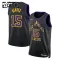 Camiseta Los Angeles Lakers Austin Reaves City Edition 2025-26 Negro Swingman para Niño