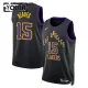 Camiseta Los Angeles Lakers Austin Reaves City Edition 2025-26 Negro Swingman para Niño Camiseta Los Angeles Lakers Austin Reaves City Edition 2025-26 Negro Swingman para Niño