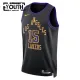 Camiseta Los Angeles Lakers Austin Reaves City Edition 2025-26 Negro Swingman para Niño