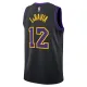 Camiseta Los Angeles Lakers Jake Laravia City Edition 2025-26 Negro Swingman para Hombre