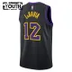 Camiseta Los Angeles Lakers Jake Laravia City Edition 2025-26 Negro Swingman para Niño