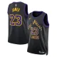 Camiseta Los Angeles Lakers Lebron James City Edition 2025-26 Negro Swingman para Hombre