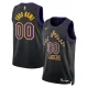 Camiseta Los Angeles Lakers Personalizada City Edition 2025-26 Negro Swingman para Hombre