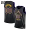 Camiseta Los Angeles Lakers Personalizada City Edition 2025-26 Negro Swingman para Niño