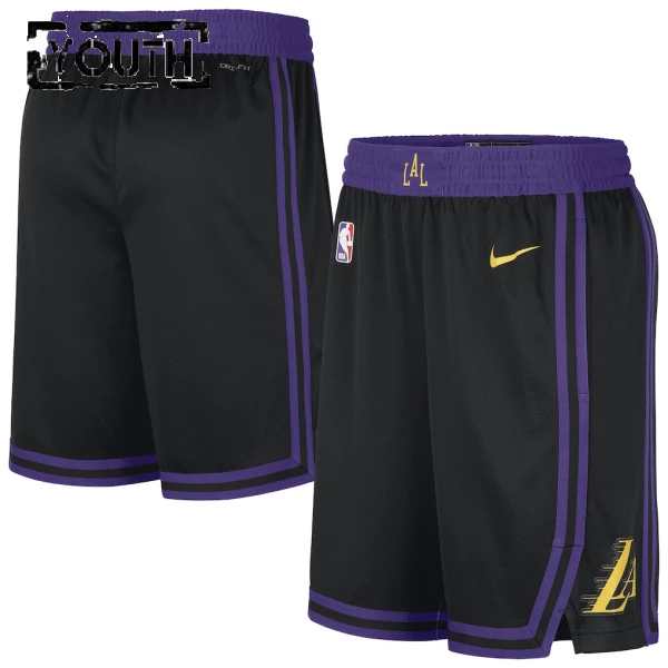 Pantalones Los Angeles Lakers City Edition 2025-26 Swingman para Niño Pantalones Los Angeles Lakers City Edition 2025-26 Swingman para Niño