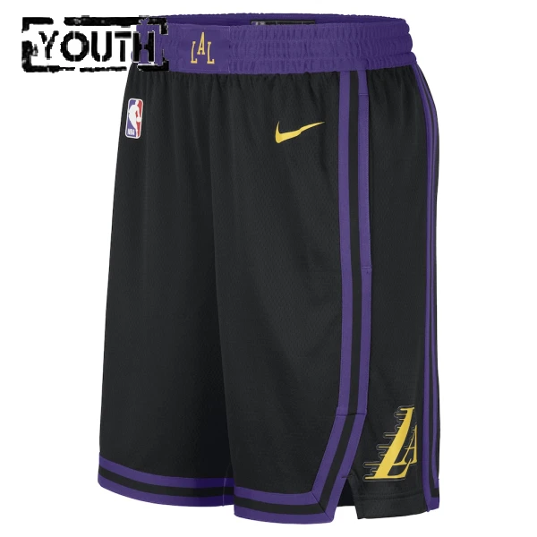 Pantalones Los Angeles Lakers City Edition 2025-26 Swingman para Niño