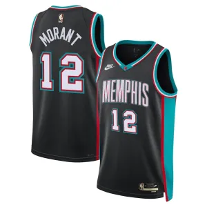 Camiseta Memphis Grizzlies Ja Morant Classic Edition 2025-26 Negro Swingman para Hombre Camiseta Memphis Grizzlies Ja Morant Classic Edition 2025-26 Negro Swingman para Hombre