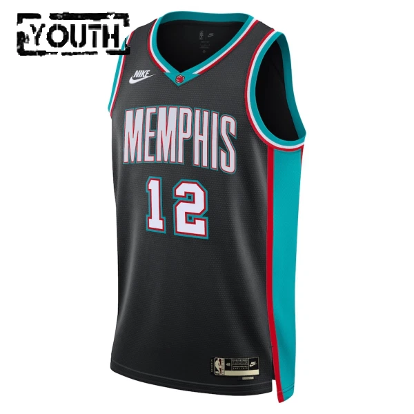 Camiseta Memphis Grizzlies Ja Morant Classic Edition 2025-26 Negro Swingman para Niño