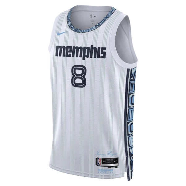 Camiseta Memphis Grizzlies Jaren Jackson JR City Edition 2025-26 Gris Swingman para Hombre