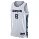 Camiseta Memphis Grizzlies Jaren Jackson JR City Edition 2025-26 Gris Swingman para Hombre