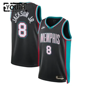 Camiseta Memphis Grizzlies Jaren Jackson JR Classic Edition 2025-26 Negro Swingman para Niño Camiseta Memphis Grizzlies Jaren Jackson JR Classic Edition 2025-26 Negro Swingman para Niño