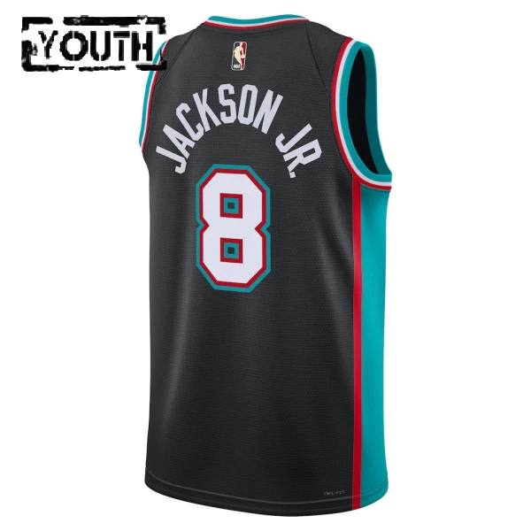 Camiseta Memphis Grizzlies Jaren Jackson JR Classic Edition 2025-26 Negro Swingman para Niño