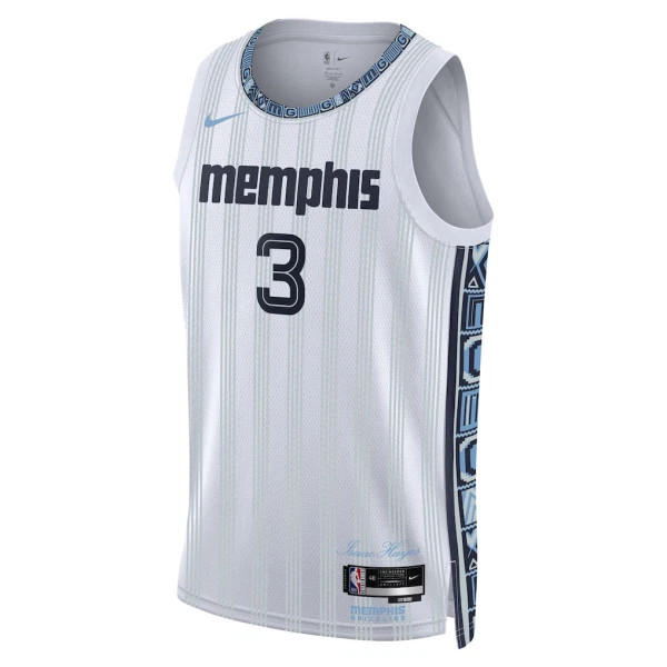 Camiseta Memphis Grizzlies Kentavious Caldwell Pope City Edition 2025-26 Gris Swingman para Hombre