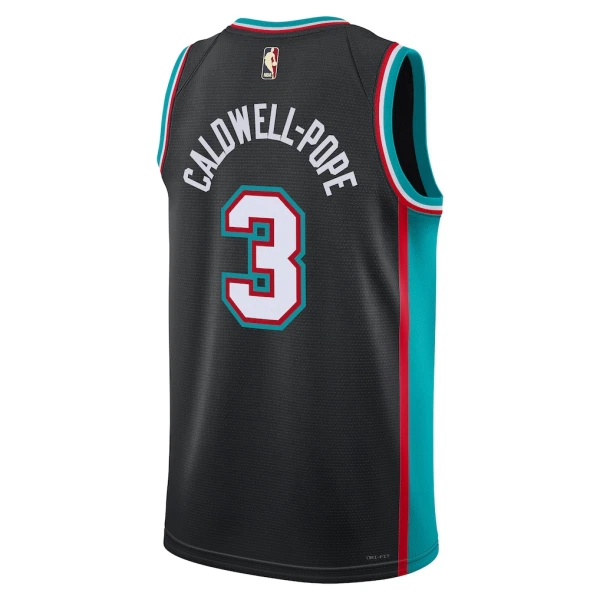 Camiseta Memphis Grizzlies Kentavious Caldwell Pope Classic Edition 2025-26 Negro Swingman para Hombre