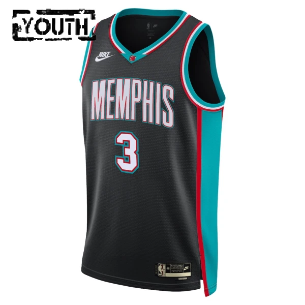 Camiseta Memphis Grizzlies Kentavious Caldwell Pope Classic Edition 2025-26 Negro Swingman para Niño