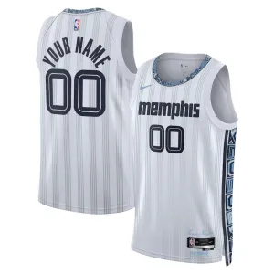 Camiseta Memphis Grizzlies Personalizada City Edition 2025-26 Gris Swingman para Hombre Camiseta Memphis Grizzlies Personalizada City Edition 2025-26 Gris Swingman para Hombre
