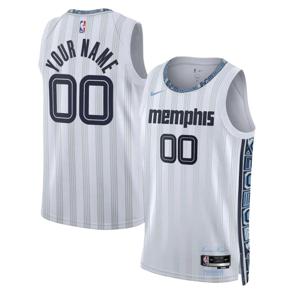 Camiseta Memphis Grizzlies Personalizada City Edition 2025-26 Gris Swingman para Hombre