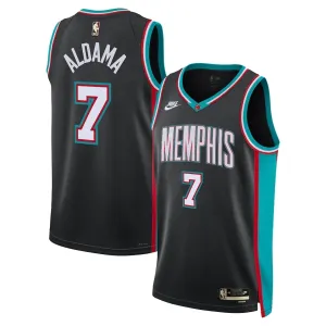 Camiseta Memphis Grizzlies Santi Aldama Classic Edition 2025-26 Negro Swingman para Hombre