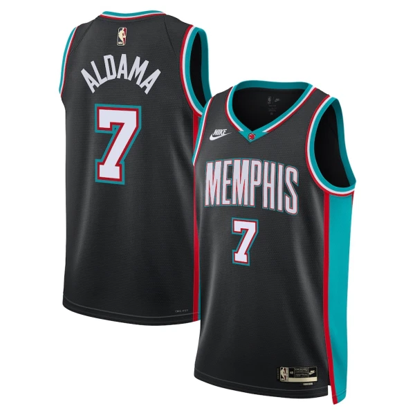 Camiseta Memphis Grizzlies Santi Aldama Classic Edition 2025-26 Negro Swingman para Hombre
