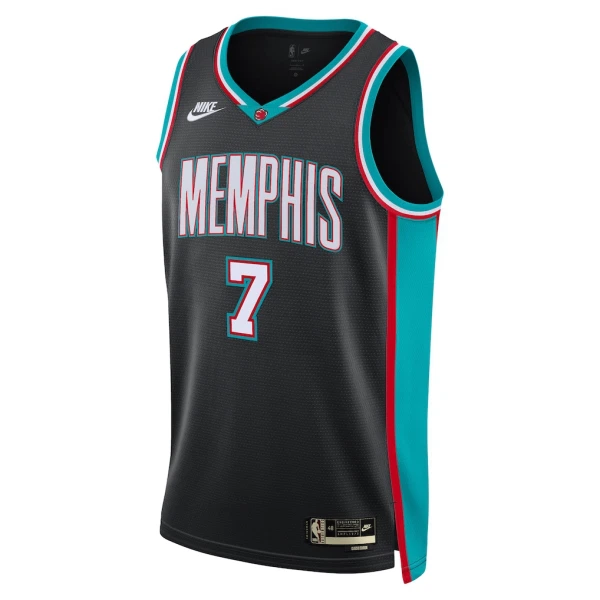 Camiseta Memphis Grizzlies Santi Aldama Classic Edition 2025-26 Negro Swingman para Hombre
