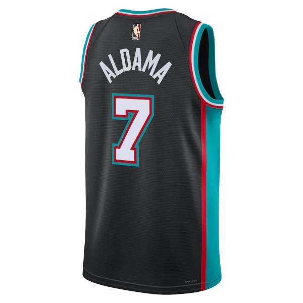 Camiseta Memphis Grizzlies Santi Aldama Classic Edition 2025-26 Negro Swingman para Hombre