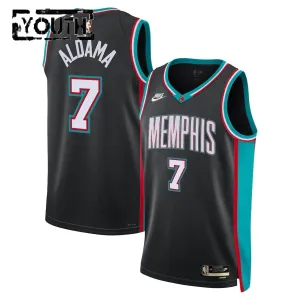 Camiseta Memphis Grizzlies Santi Aldama Classic Edition 2025-26 Negro Swingman para Niño