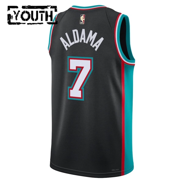 Camiseta Memphis Grizzlies Santi Aldama Classic Edition 2025-26 Negro Swingman para Niño