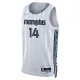 Camiseta Memphis Grizzlies Zach Edey City Edition 2025-26 Gris Swingman para Hombre