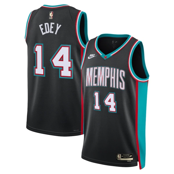Camiseta Memphis Grizzlies Zach Edey Classic Edition 2025-26 Negro Swingman para Hombre