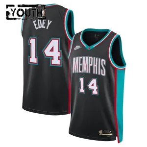 Camiseta Memphis Grizzlies Zach Edey Classic Edition 2025-26 Negro Swingman para Niño Camiseta Memphis Grizzlies Zach Edey Classic Edition 2025-26 Negro Swingman para Niño