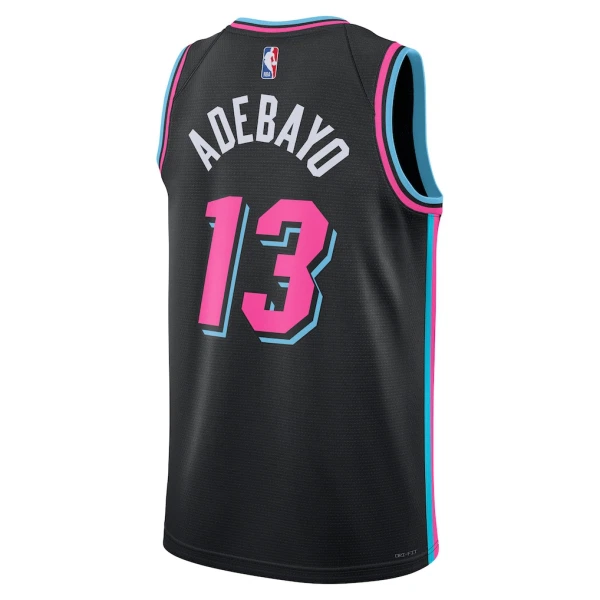Camiseta Miami Heat Bam Adebayo City Edition 2025-26 Negro Swingman para Hombre