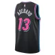 Camiseta Miami Heat Bam Adebayo City Edition 2025-26 Negro Swingman para Hombre