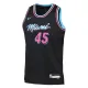 Camiseta Miami Heat Davion Mitchell City Edition 2025-26 Negro Swingman para Hombre