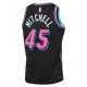 Camiseta Miami Heat Davion Mitchell City Edition 2025-26 Negro Swingman para Hombre