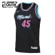 Camiseta Miami Heat Davion Mitchell City Edition 2025-26 Negro Swingman para Niño