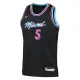 Camiseta Miami Heat Nikola Jovic City Edition 2025-26 Negro Swingman para Hombre