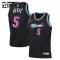 Camiseta Miami Heat Nikola Jovic City Edition 2025-26 Negro Swingman para Niño