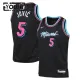 Camiseta Miami Heat Nikola Jovic City Edition 2025-26 Negro Swingman para Niño