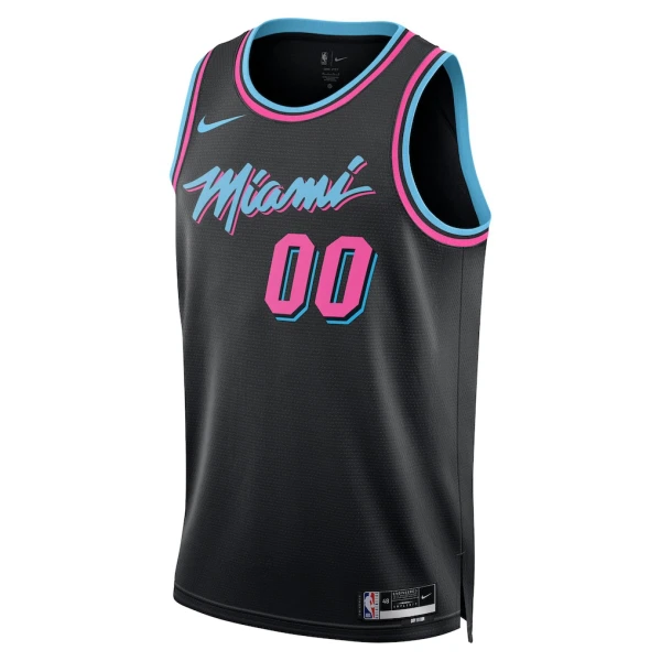 Camiseta Miami Heat Personalizada City Edition 2025-26 Negro Swingman para Hombre