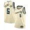 Camiseta Milwaukee Bucks Gary Trent JR City Edition 2025-26 Blanco Swingman para Hombre