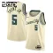 Camiseta Milwaukee Bucks Gary Trent JR City Edition 2025-26 Blanco Swingman para Niño