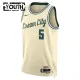Camiseta Milwaukee Bucks Gary Trent JR City Edition 2025-26 Blanco Swingman para Niño