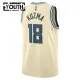 Camiseta Milwaukee Bucks Kyle Kuzma City Edition 2025-26 Blanco Swingman para Niño