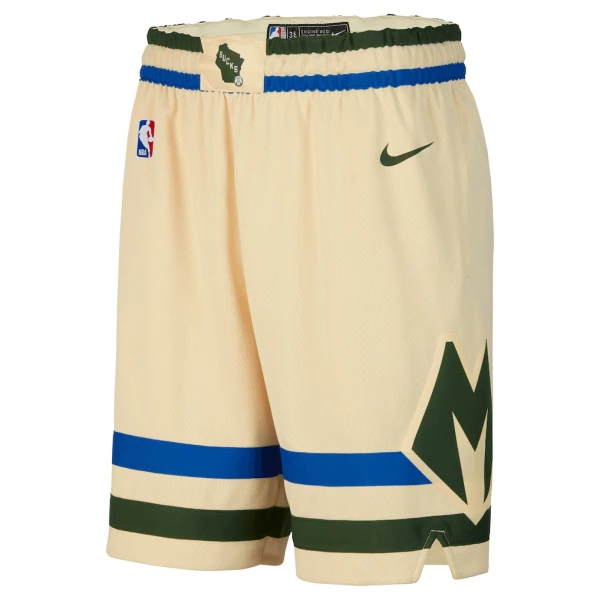 Pantalones Milwaukee Bucks City Edition 2025-26 Swingman para Hombre