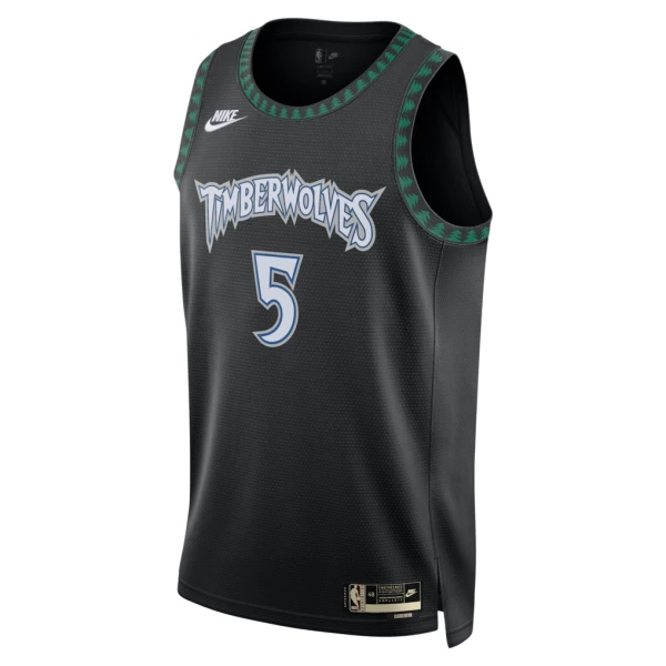 Camiseta Minnesota Timberwolves Anthony Edwards Classic Edition 2025-26 Negro Swingman para Hombre