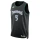 Camiseta Minnesota Timberwolves Anthony Edwards Classic Edition 2025-26 Negro Swingman para Hombre