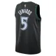 Camiseta Minnesota Timberwolves Anthony Edwards Classic Edition 2025-26 Negro Swingman para Hombre